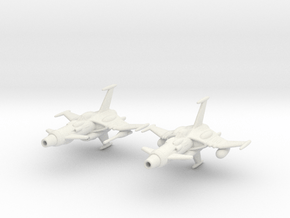 Space Wolf SW-190 1/250 Attack Wing x2 in White Natural Versatile Plastic