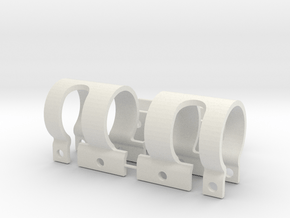 ESB & ROTJ EE-3 Scope Rings in White Natural Versatile Plastic
