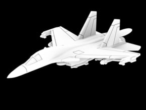 1:500 Scale Su-34 (Loaded, Gear Up) in White Natural Versatile Plastic