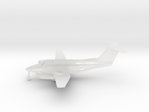 Beechcraft Super King Air 200 in Clear Ultra Fine Detail Plastic: 1:200
