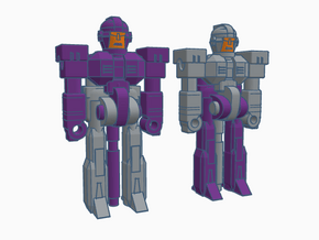 Mace and Rod RoGunners in Purple Processed Versatile Plastic: Large