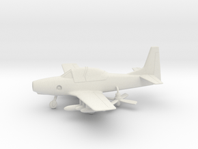 North American YAT-28E Trojan in White Natural Versatile Plastic: 1:72