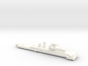 1/500 Large Cruiser USS Alaska (CAG) Aft Superstr. in White Smooth Versatile Plastic