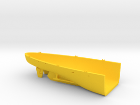 1/535 USS Kentucky BBAA-66 Full Hull - Stern in Yellow Smooth Versatile Plastic