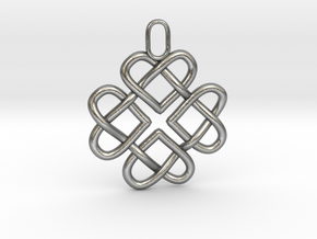 Celtic knot 1 in Natural Silver