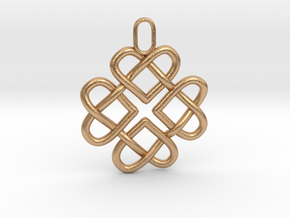 Celtic knot 1 in Natural Bronze