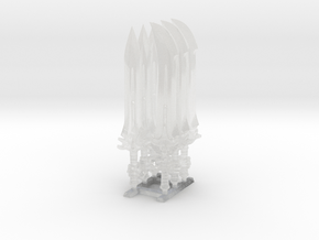 Power Swords for Blood Angels - x 6-12 in Clear Ultra Fine Detail Plastic: d3