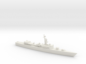 1/500 Scale FFG-1 USS Brooke Class in White Natural Versatile Plastic