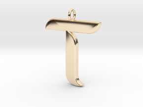 bittensor 2cm / 0,79 (Rounded) in 14K Yellow Gold