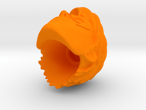 Nightwing Head Mcfarlane  in Orange Smooth Versatile Plastic