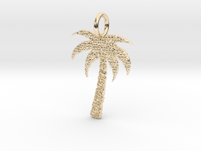 Palm Tree in 9K Yellow Gold 