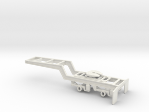 1/50th Talbert type Two axle jeep in White Natural Versatile Plastic