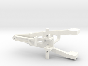 ldrum3-A1 Trailer Tongue and Hitch Mount in White Processed Versatile Plastic