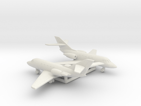 Dassault Falcon 20 in White Natural Versatile Plastic: 6mm