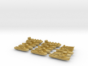 US BOAT SET 1 - 700 in Tan Fine Detail Plastic