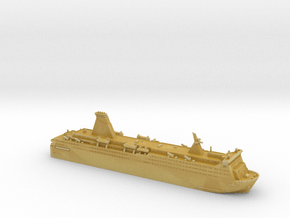 MS Pride of York (1:1200) in Clear Ultra Fine Detail Plastic: 1:1200