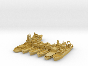 Cod War Set 1 - 1/1250 and 1/1800 in Tan Fine Detail Plastic: 1:1250