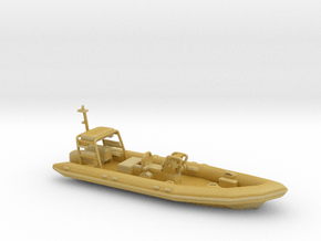 Rigid Inflatable Boat (1:148) in Tan Fine Detail Plastic: 1:87 - HO
