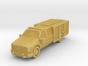 Ford Light Rescue/Squad 1:285 scale in Tan Fine Detail Plastic: 6mm