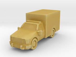 Ford ambulance 1:285 scale in Tan Fine Detail Plastic: 6mm