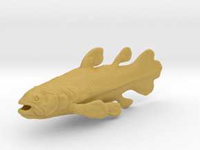 Coelacanth (Small/Medium size) in Tan Fine Detail Plastic: Small