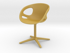 Miniature Rin Chair - Hiromichi Konno  in Tan Fine Detail Plastic: 1:12