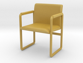 Miniature CH111 Chair - Hans J. Wegner in Tan Fine Detail Plastic: 1:12