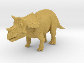 Triceratops Baby(Small/Medium-color size) in Tan Fine Detail Plastic: Small