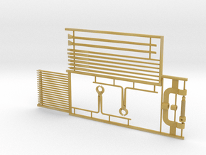 Railroad Track Tools Set in Tan Fine Detail Plastic: 1:13.71