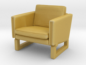 Miniature CH101 Chair - Hans J. Wegner. in Tan Fine Detail Plastic: 1:48 - O