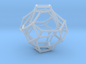 Cayley Graph of the 1x2x3 (cube) in Clear Ultra Fine Detail Plastic