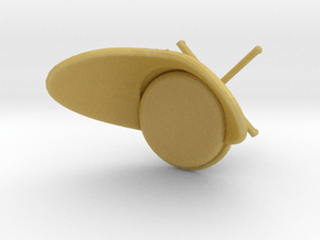 Miniature Heart Cone Chair - Verner Panton in Tan Fine Detail Plastic: 1:48 - O