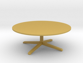 Miniature Space JL50 Coffee Table - JJürgen Laub & in Tan Fine Detail Plastic: 1:12