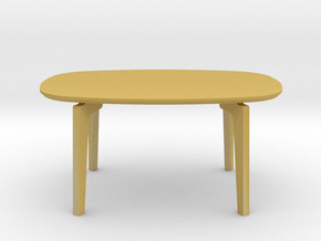Miniature Join Coffee Table FH01 in Tan Fine Detail Plastic: 1:12