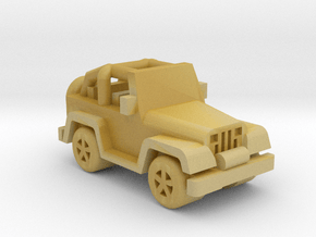 Miniature Jeep 20mm (1 - 4 pcs) in Clear Ultra Fine Detail Plastic: Medium