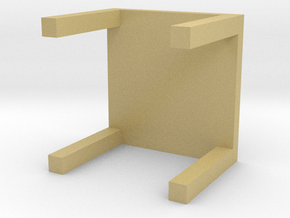 Miniature LACK Side Table - IKEA in Tan Fine Detail Plastic: 1:24