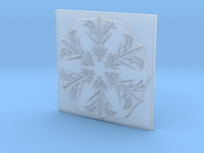 Snowflake in Tan Fine Detail Plastic: Small