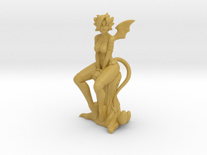 Kandi the Succubus Cleric in Clear Ultra Fine Detail Plastic: Extra Small