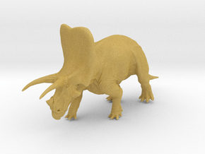 Torosaurus (Medium/Large size) in Tan Fine Detail Plastic: Medium