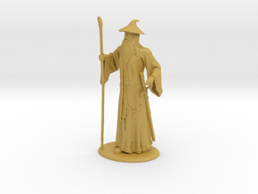 Gandalf Miniature in Tan Fine Detail Plastic: 28mm