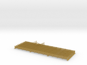 Yard Fence Z Scale in Tan Fine Detail Plastic