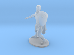 Eric the Cavalier Miniature in Clear Ultra Fine Detail Plastic: 28mm