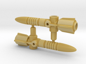 Broadside's Missiles, 5mm in Clear Ultra Fine Detail Plastic: Large