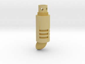 Exhaust Stack in Tan Fine Detail Plastic: Small