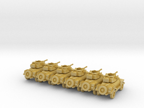 Marmon-Herrington Mk. IV pack of 6x in Tan Fine Detail Plastic: 6mm