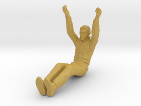1/12, 18, 20, 43 Ayrton Senna Victory Pose in Clear Ultra Fine Detail Plastic: 1:43