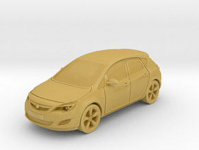 Vauxhall/Opel Astra in Tan Fine Detail Plastic: 1:148