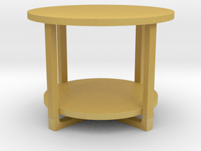 Miniature Rissna Coffee Table Version 2 - IKEA in Tan Fine Detail Plastic: 1:12