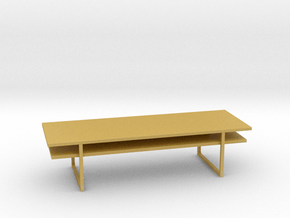 Miniature Rissna Coffee Table Version 1 - IKEA in Tan Fine Detail Plastic: 1:12