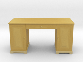 Miniature Liatorp Desk - IKEA in Tan Fine Detail Plastic: 1:12
